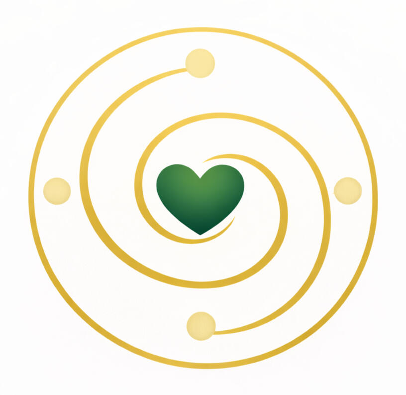 Das Symbol der lebendigen Spirale des ITERHELP-Weges